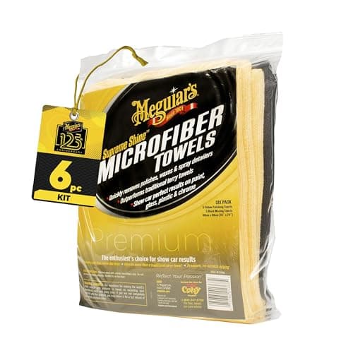Meguiar's Supreme Shine Microfiber Towels (6-Pack)