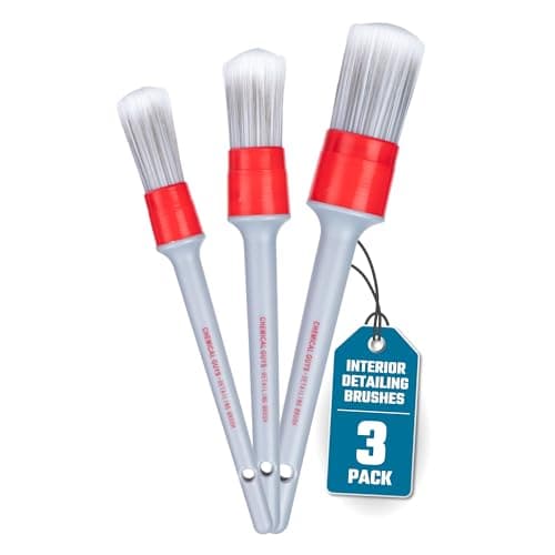 Chemical Guys All in the Details Detailing Brush Set (3-Piece)