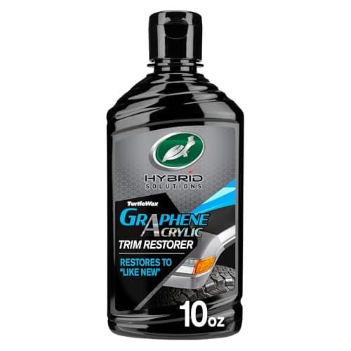 Turtle Wax Hybrid Solutions Graphene Acrylic Black Trim Restorer, 10 oz