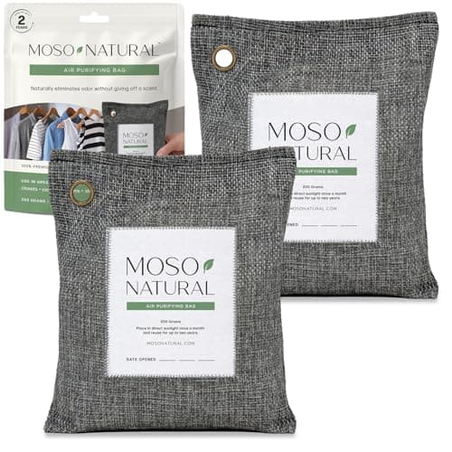 Moso Natural Air Purifying Bag, 200g (2-Pack)