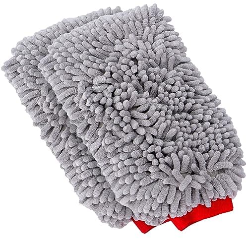 Mothers Premium Chenille Wash Mitt (2-Pack)